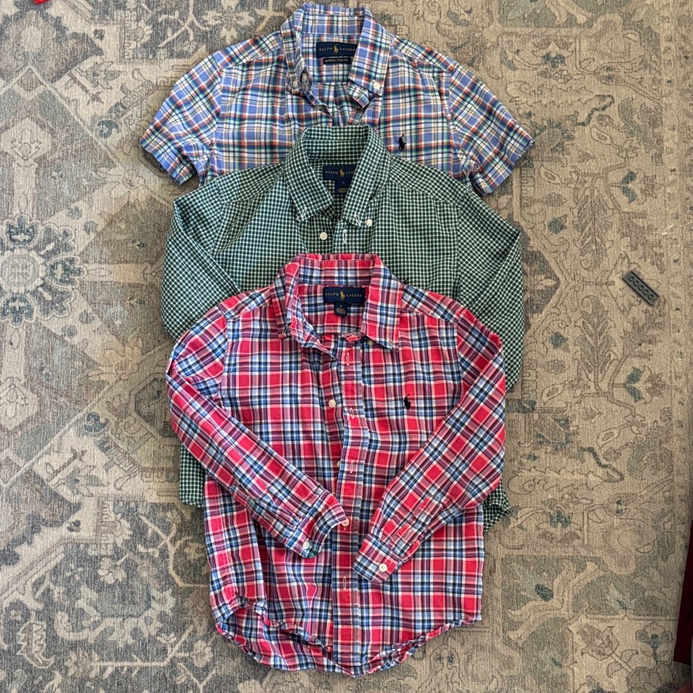 Ralph Lauren Multicolor Plaid Button-Down Shirts